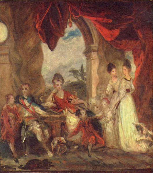Sir Joshua Reynolds Portrat des Vierten Herzogs von Marlborough und seiner Familie Germany oil painting art
